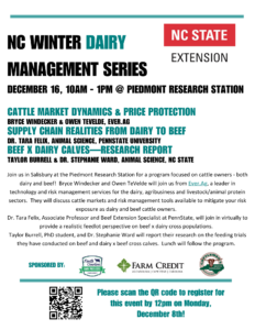Cover photo for 2025 Dairy Winter Management Series Recordings Available; Please RSVP for December!